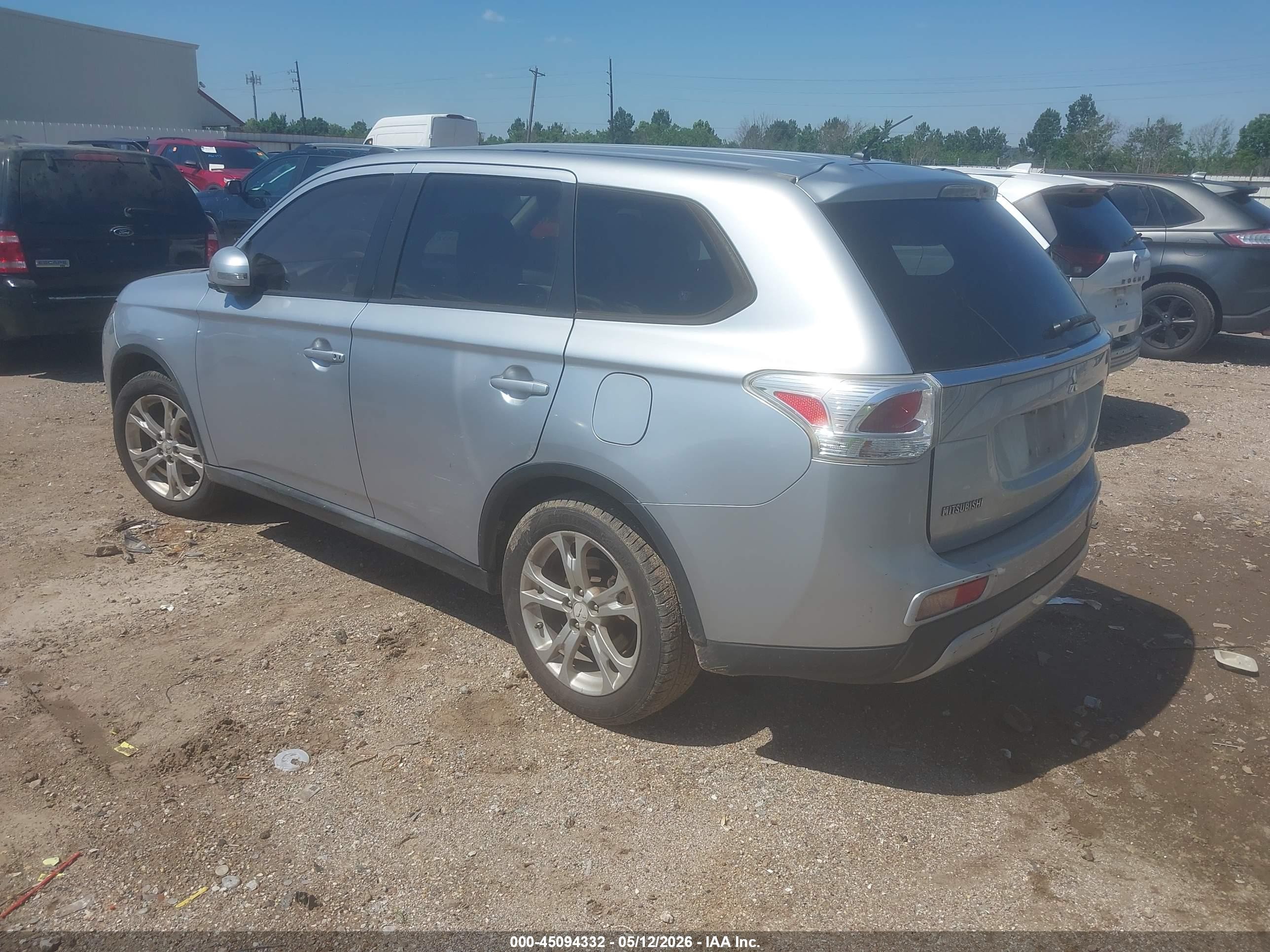2015 Mitsubishi Outlander Se Silver vin: JA4AD3A34FZ005770