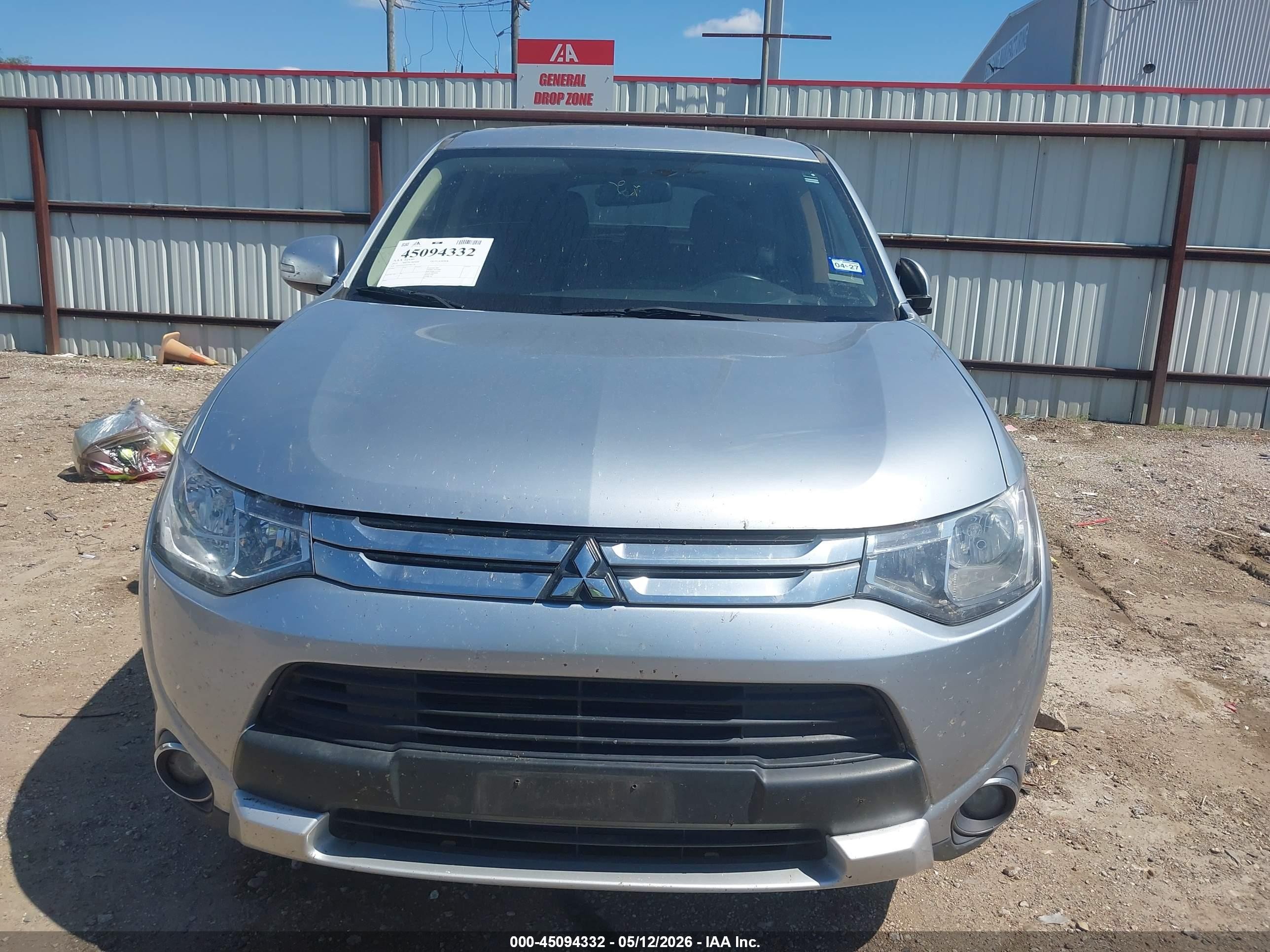2015 Mitsubishi Outlander Se Silver vin: JA4AD3A34FZ005770