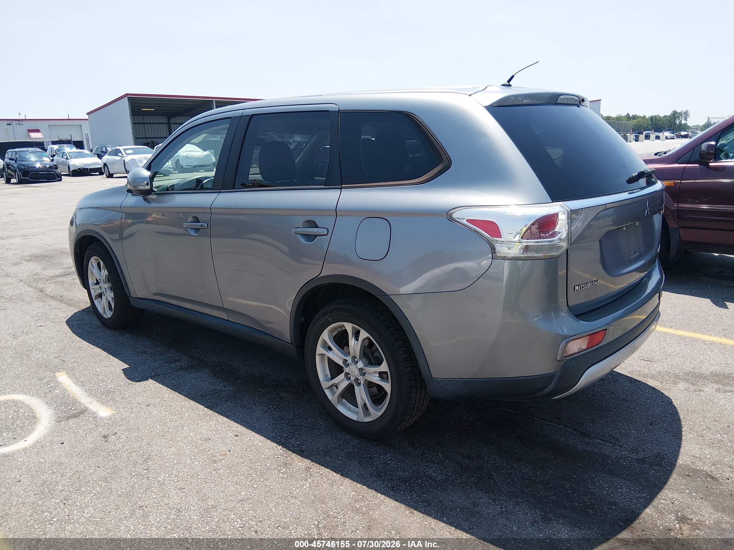 2015 Mitsubishi Outlander Se Silver vin: JA4AD3A34FZ006675