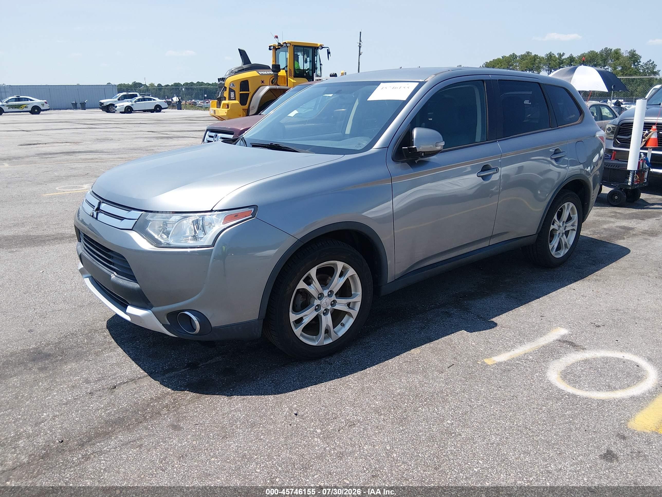 2015 Mitsubishi Outlander Se Silver vin: JA4AD3A34FZ006675