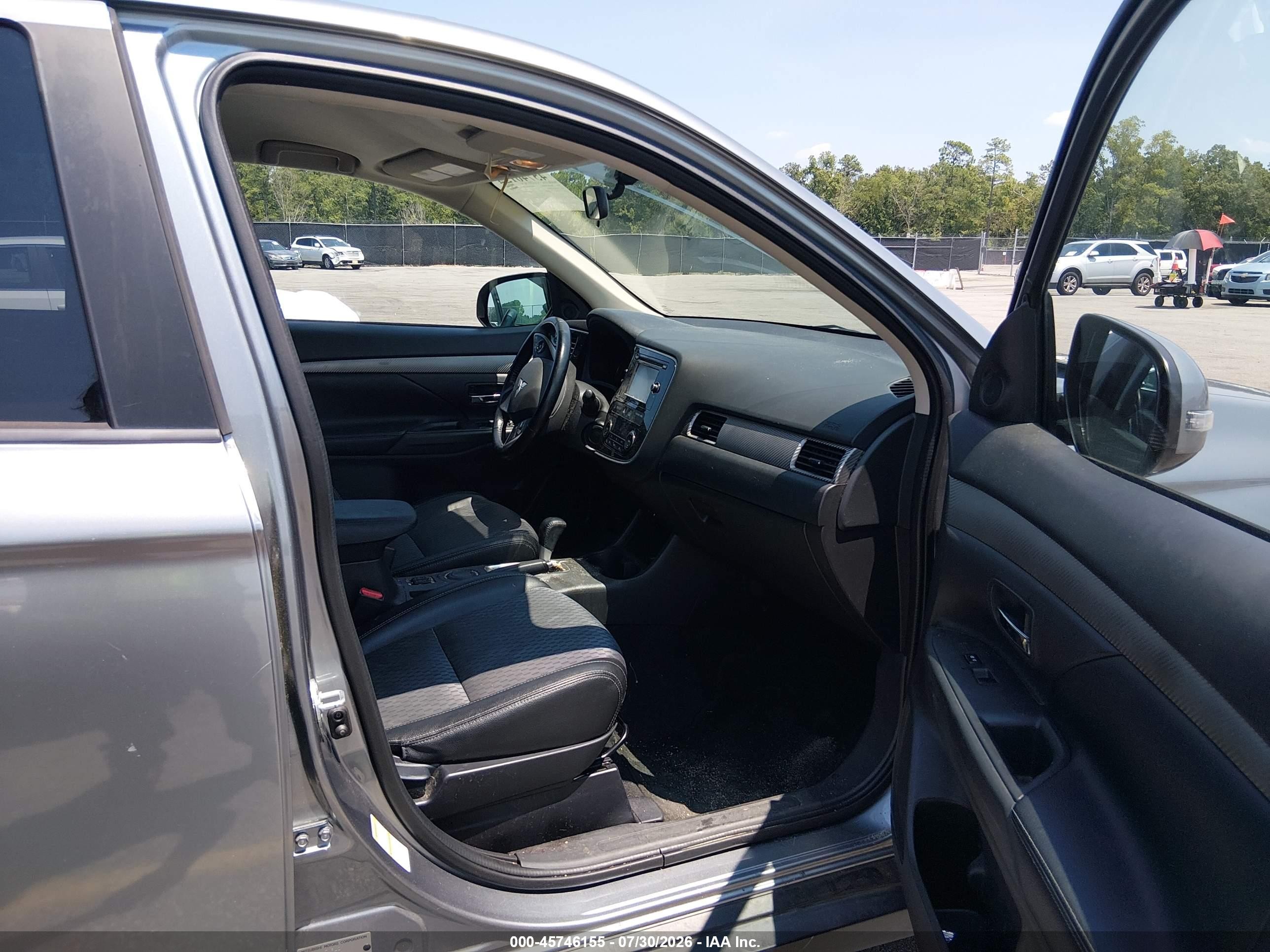 2015 Mitsubishi Outlander Se Silver vin: JA4AD3A34FZ006675