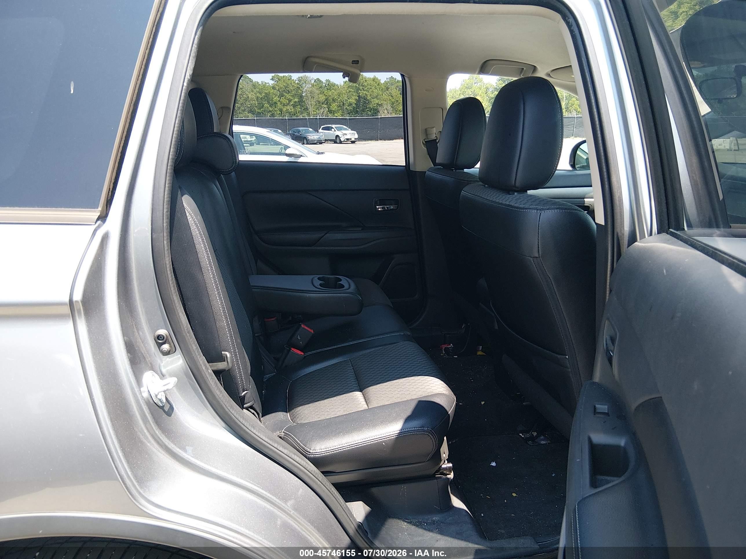 2015 Mitsubishi Outlander Se Silver vin: JA4AD3A34FZ006675