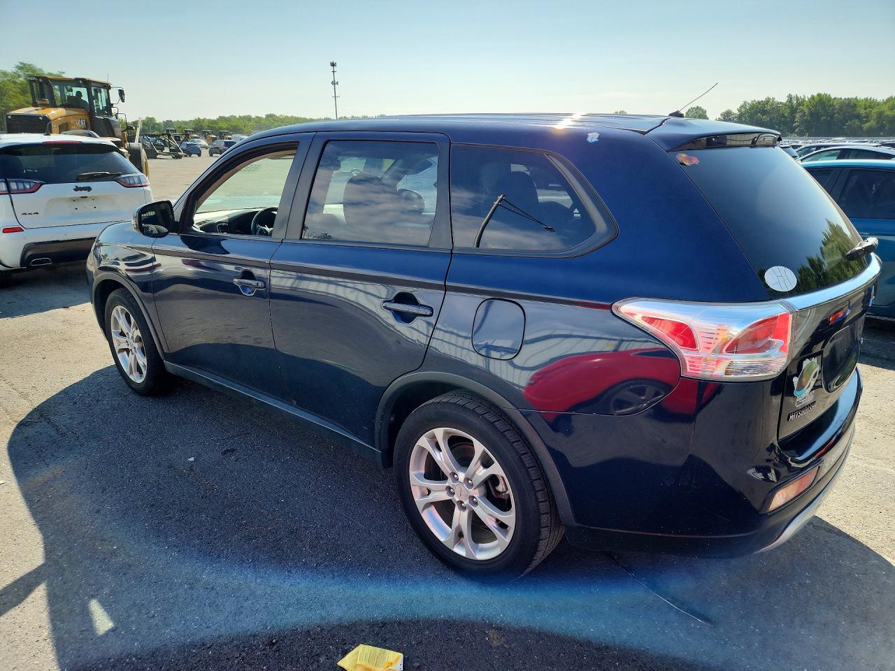 2015 Mitsubishi Outlander Se Blue vin: JA4AD3A34FZ007793