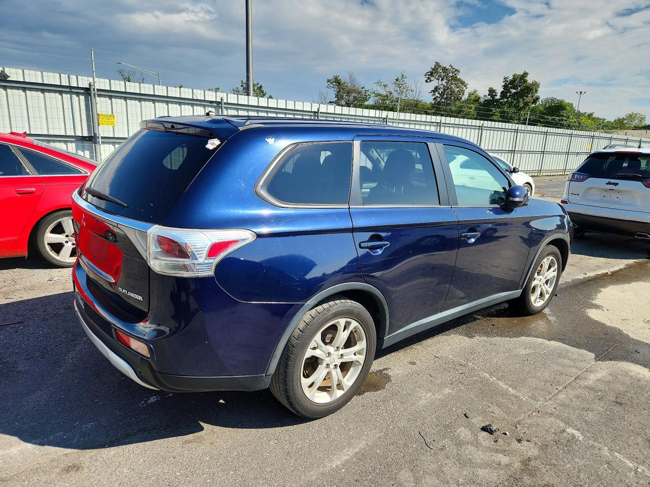 2015 Mitsubishi Outlander Se Blue vin: JA4AD3A34FZ007793