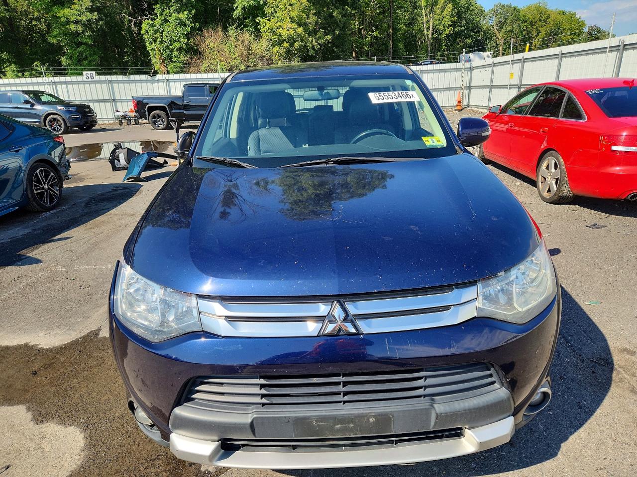 2015 Mitsubishi Outlander Se Blue vin: JA4AD3A34FZ007793