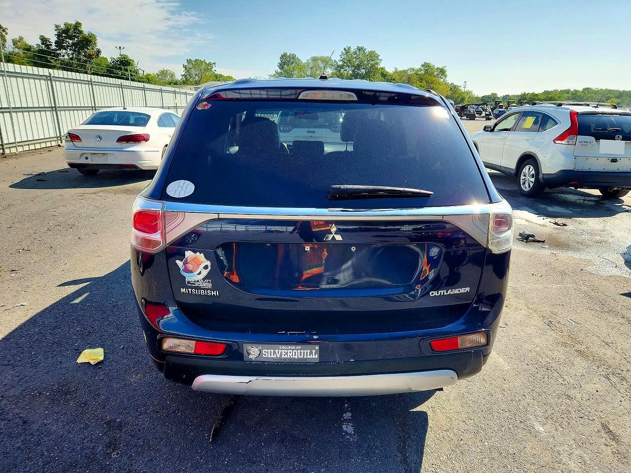 2015 Mitsubishi Outlander Se Blue vin: JA4AD3A34FZ007793