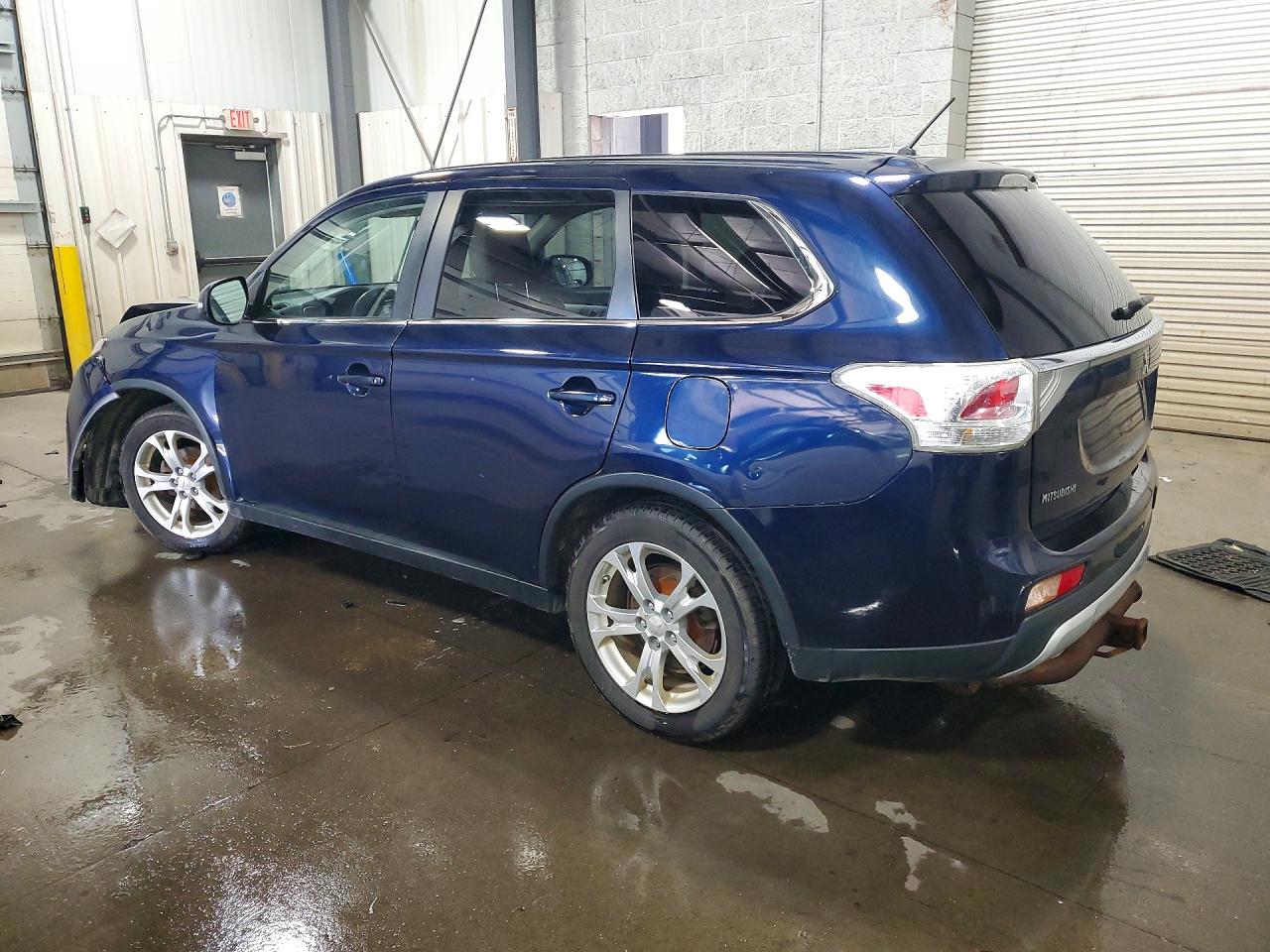 2015 Mitsubishi Outlander Se Blue vin: JA4AD3A34FZ009009