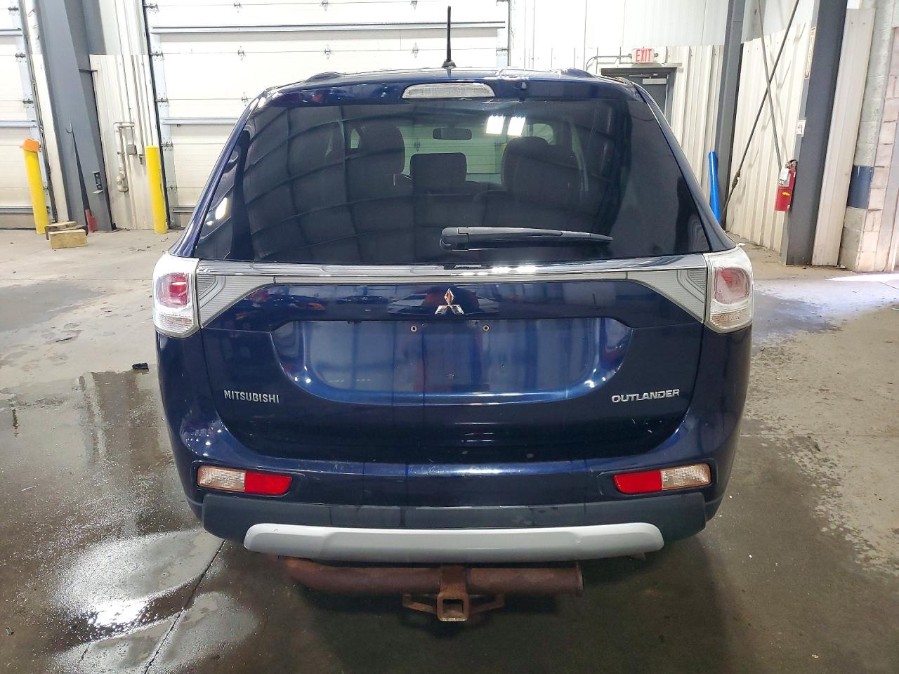 2015 Mitsubishi Outlander Se Blue vin: JA4AD3A34FZ009009