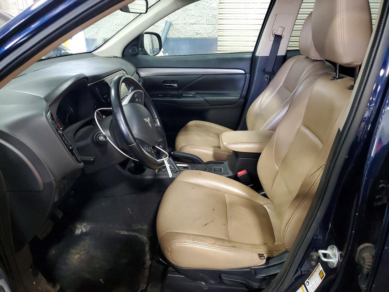 2015 Mitsubishi Outlander Se Blue vin: JA4AD3A34FZ009009