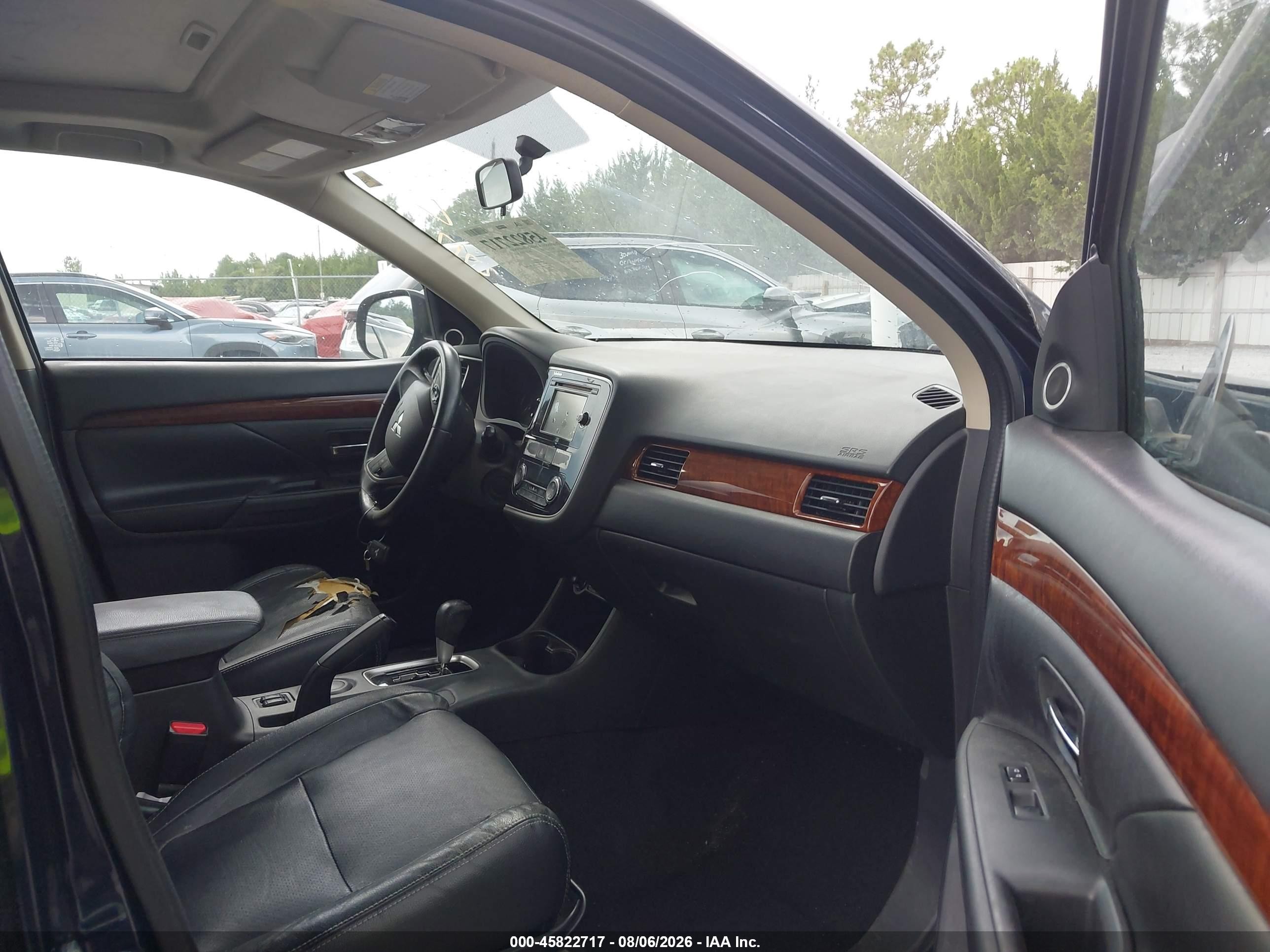 2015 Mitsubishi Outlander Se Blue vin: JA4AD3A34FZ010063