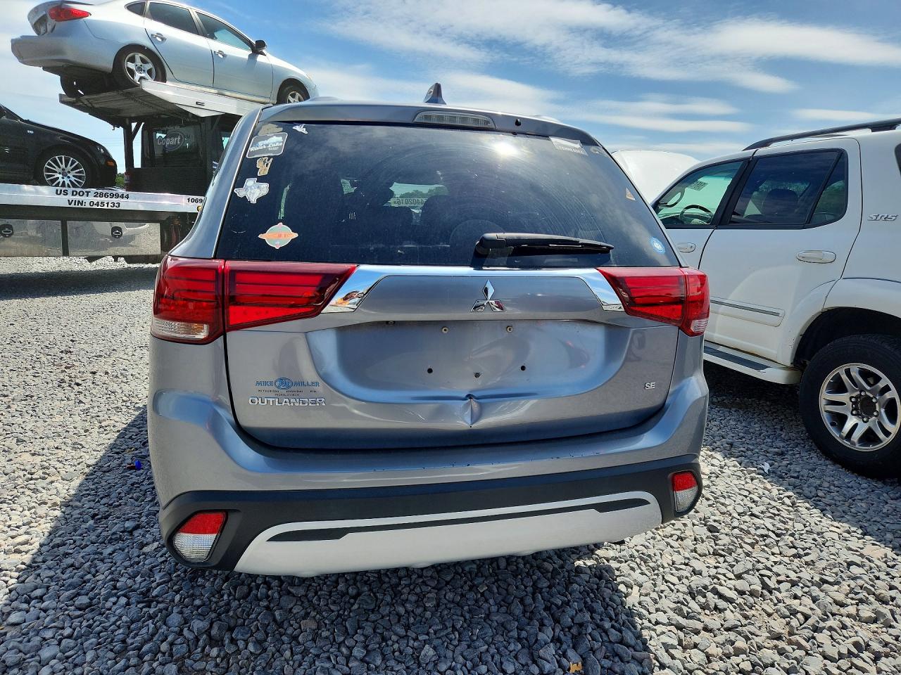 2020 Mitsubishi Outlander Se Gray vin: JA4AD3A34LZ005473