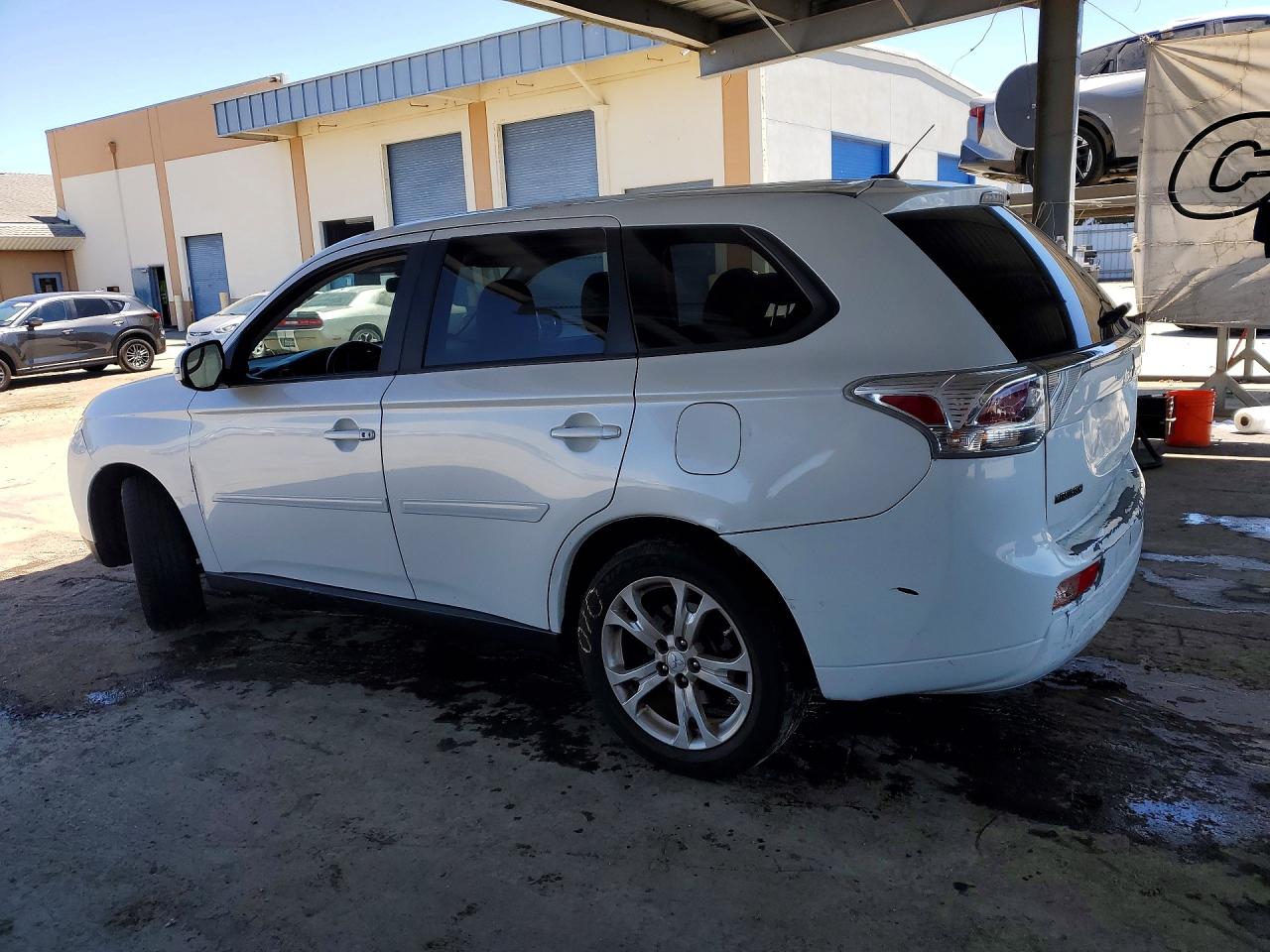 2014 Mitsubishi Outlander Se White vin: JA4AD3A35EZ001791
