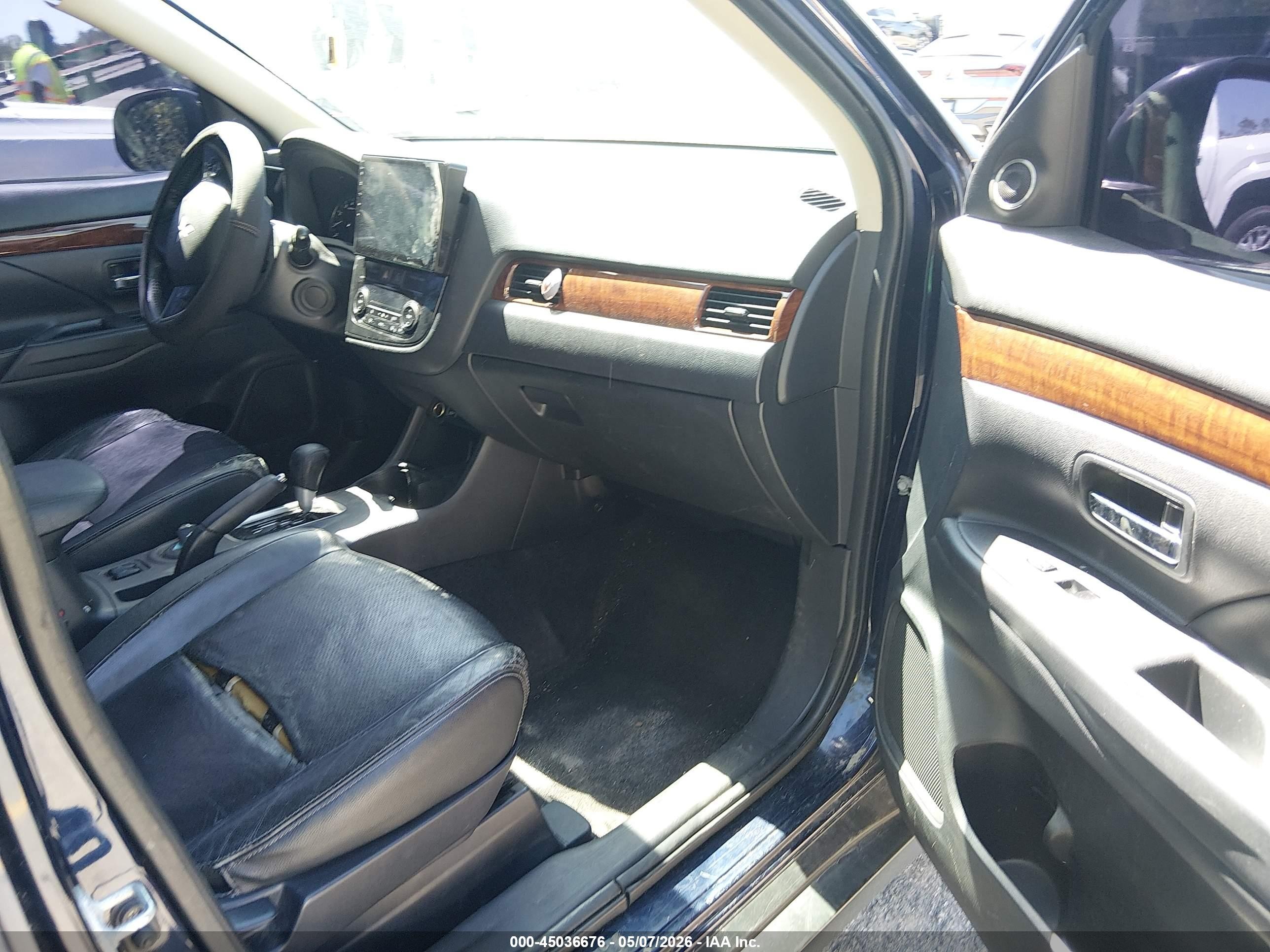 2014 Mitsubishi Outlander Se Blue vin: JA4AD3A35EZ009275