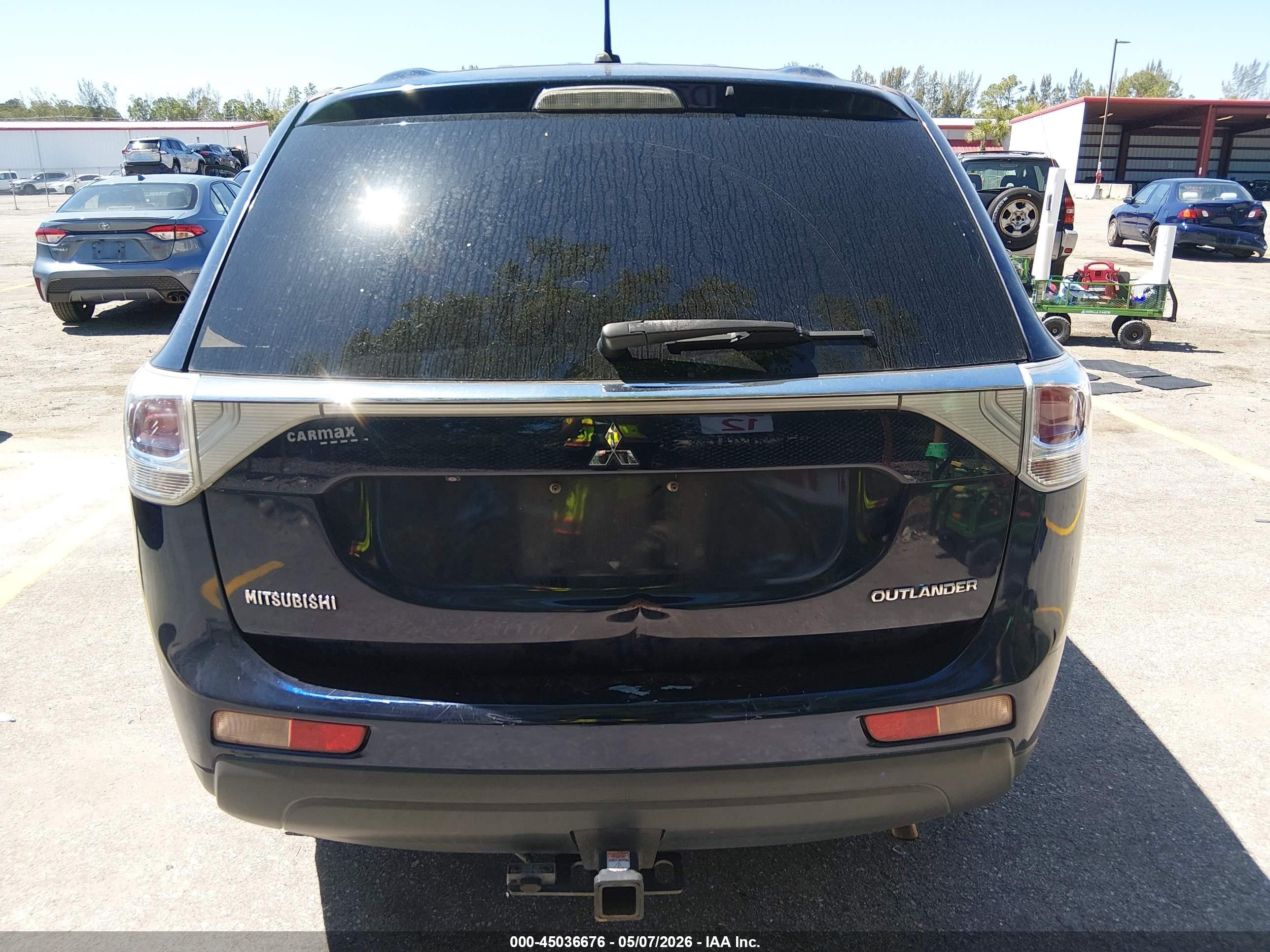 2014 Mitsubishi Outlander Se Blue vin: JA4AD3A35EZ009275