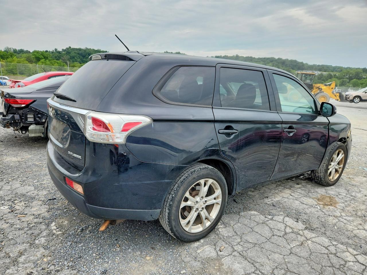2014 Mitsubishi Outlander Se Black vin: JA4AD3A35EZ009437