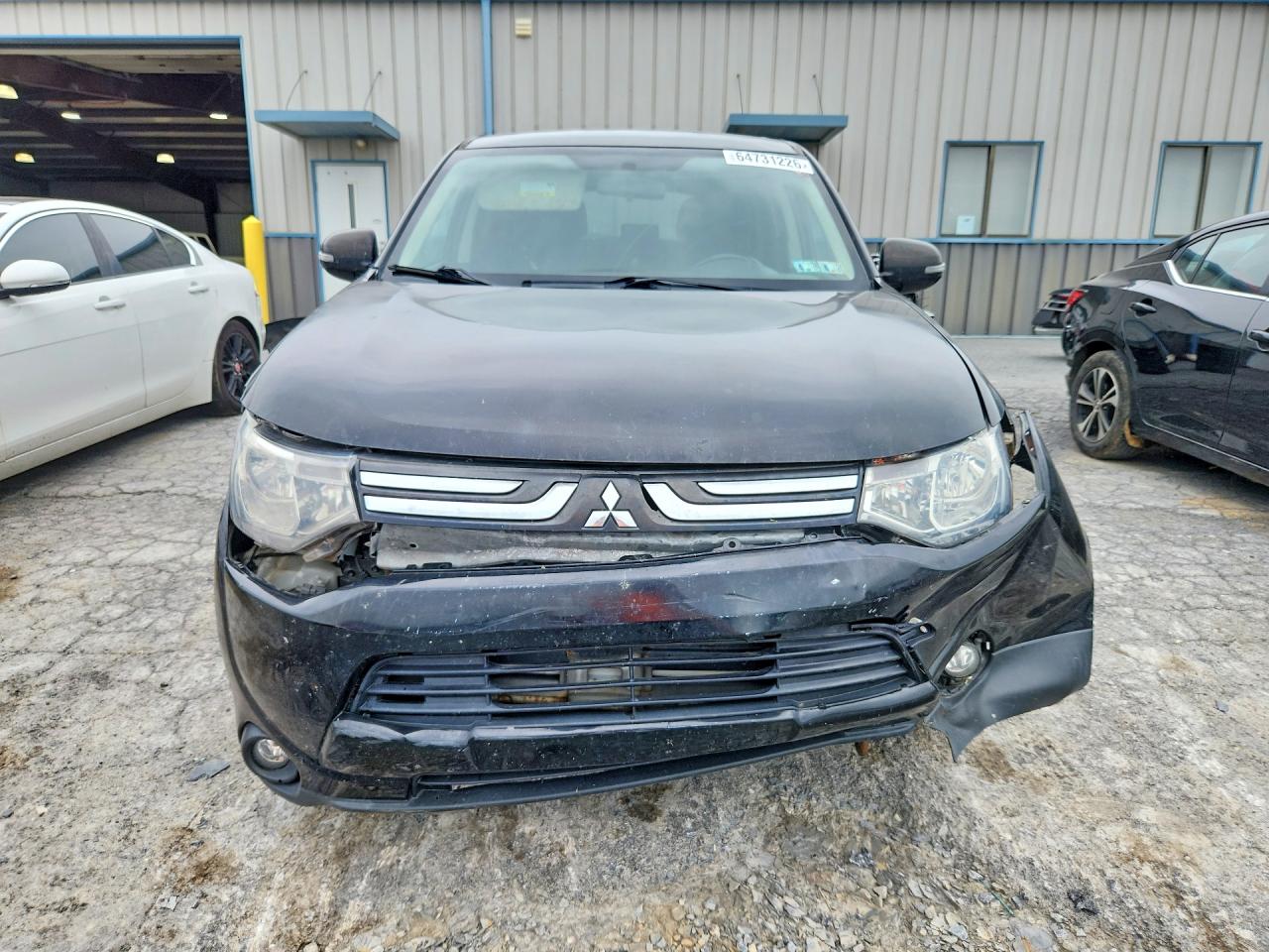 2014 Mitsubishi Outlander Se Black vin: JA4AD3A35EZ009437