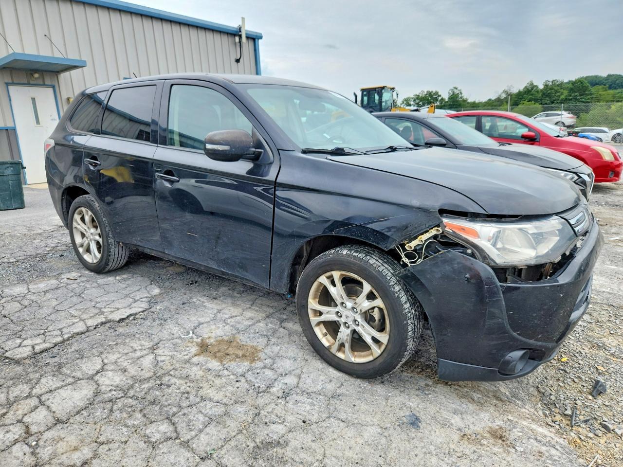2014 Mitsubishi Outlander Se Black vin: JA4AD3A35EZ009437