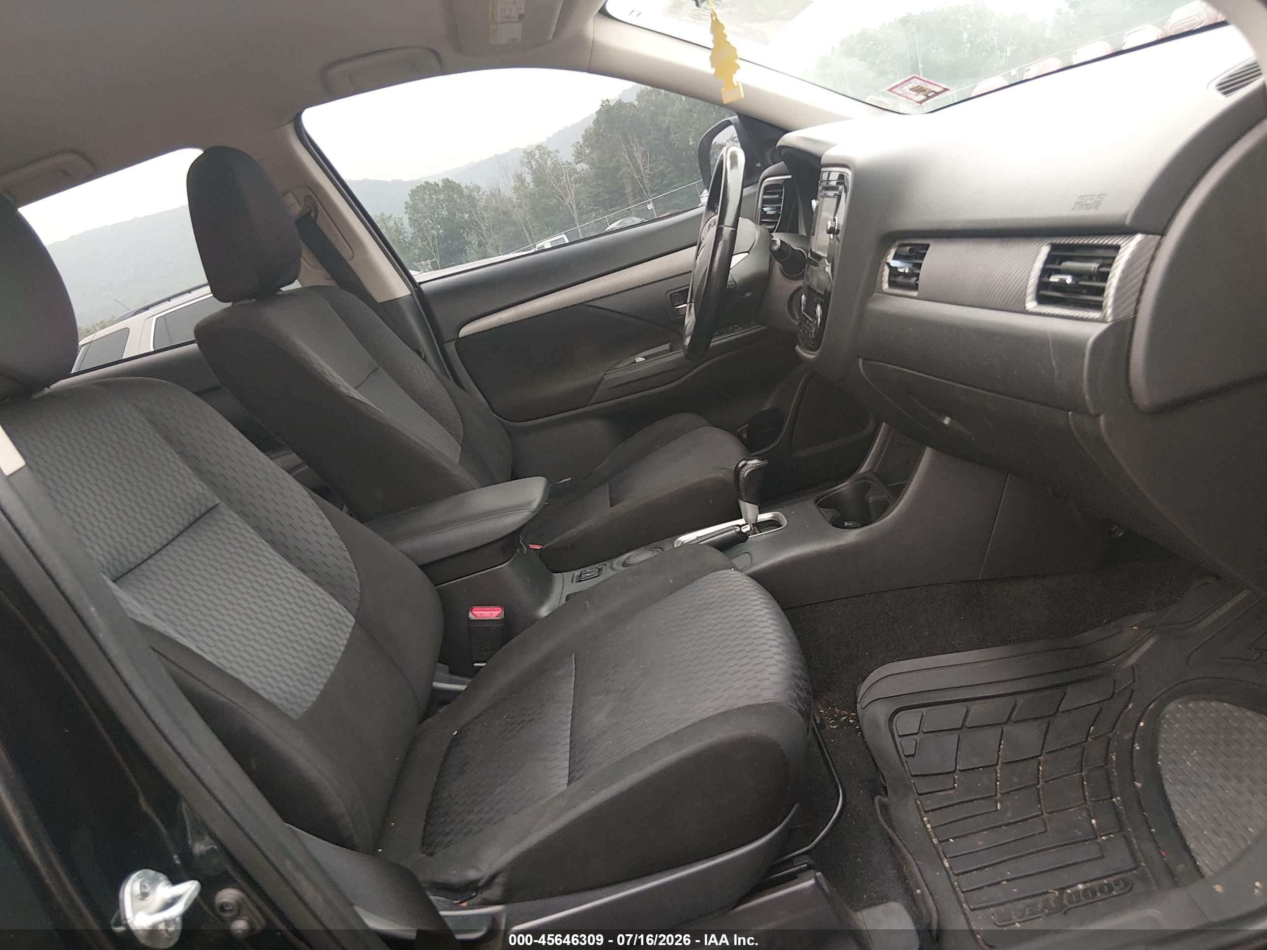 2014 Mitsubishi Outlander Se Black vin: JA4AD3A35EZ012239