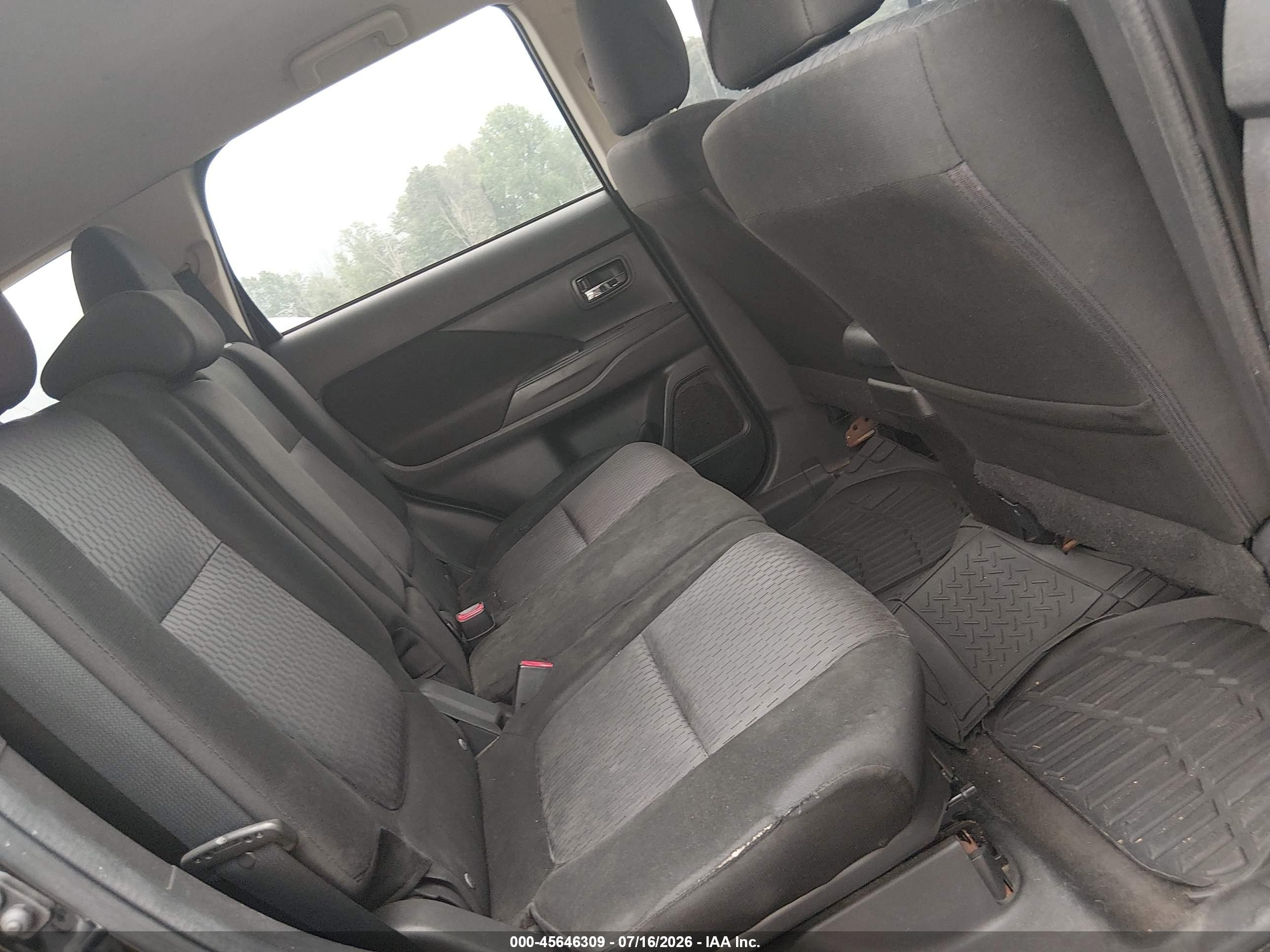 2014 Mitsubishi Outlander Se Black vin: JA4AD3A35EZ012239