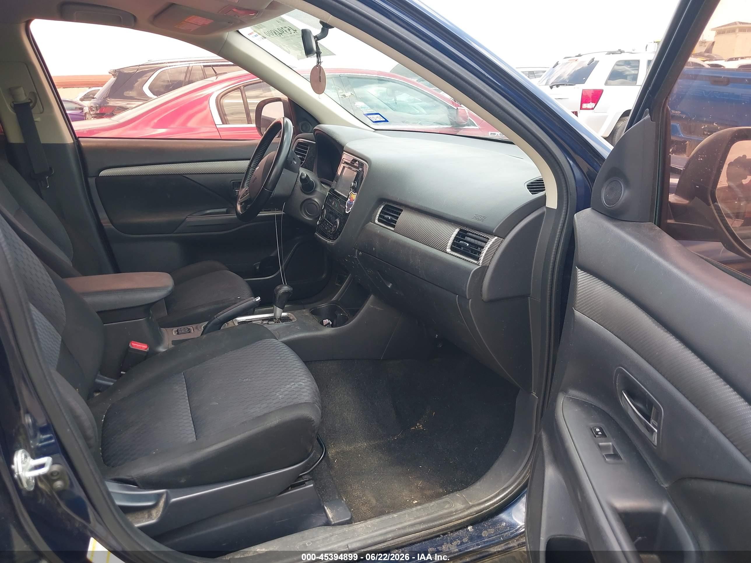 2014 Mitsubishi Outlander Se Dark Blue vin: JA4AD3A35EZ015206