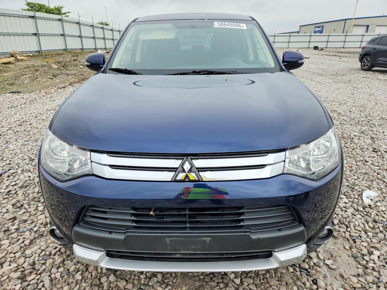 2015 Mitsubishi Outlander Se Blue vin: JA4AD3A35FZ004790