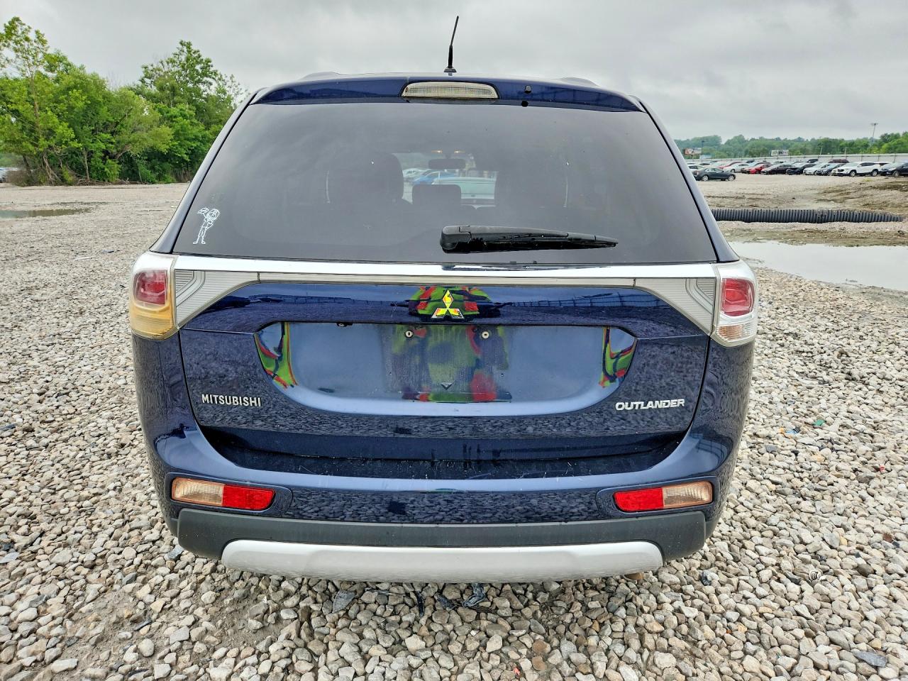 2015 Mitsubishi Outlander Se Blue vin: JA4AD3A35FZ004790