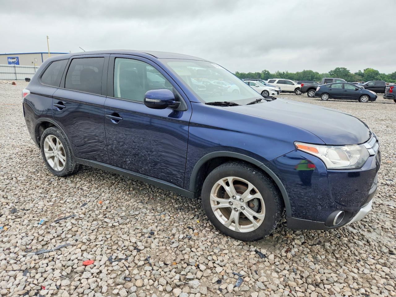 2015 Mitsubishi Outlander Se Blue vin: JA4AD3A35FZ004790
