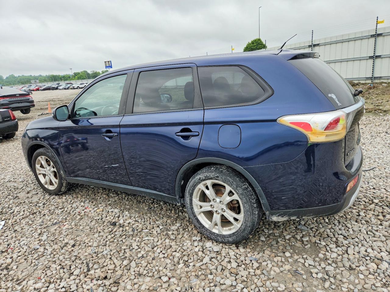 2015 Mitsubishi Outlander Se Blue vin: JA4AD3A35FZ004790