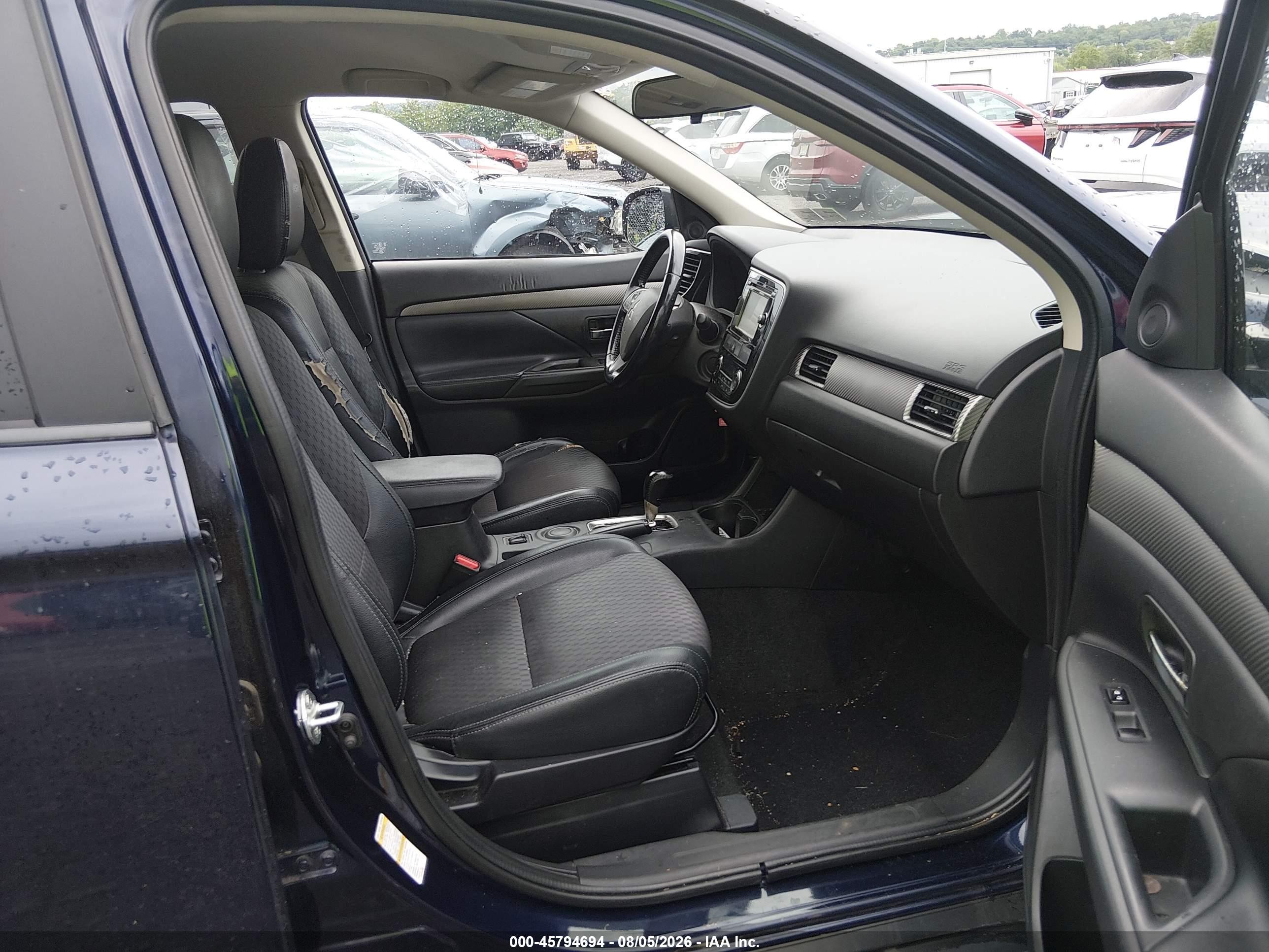 2015 Mitsubishi Outlander Se Blue vin: JA4AD3A35FZ005776