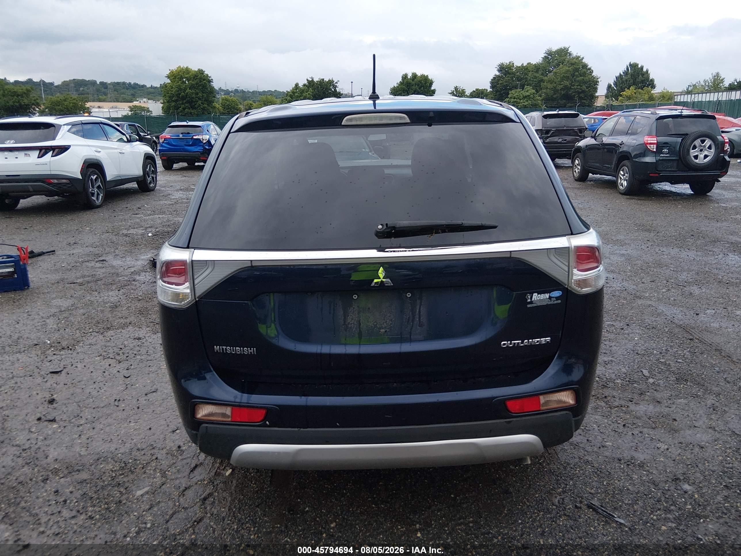 2015 Mitsubishi Outlander Se Blue vin: JA4AD3A35FZ005776