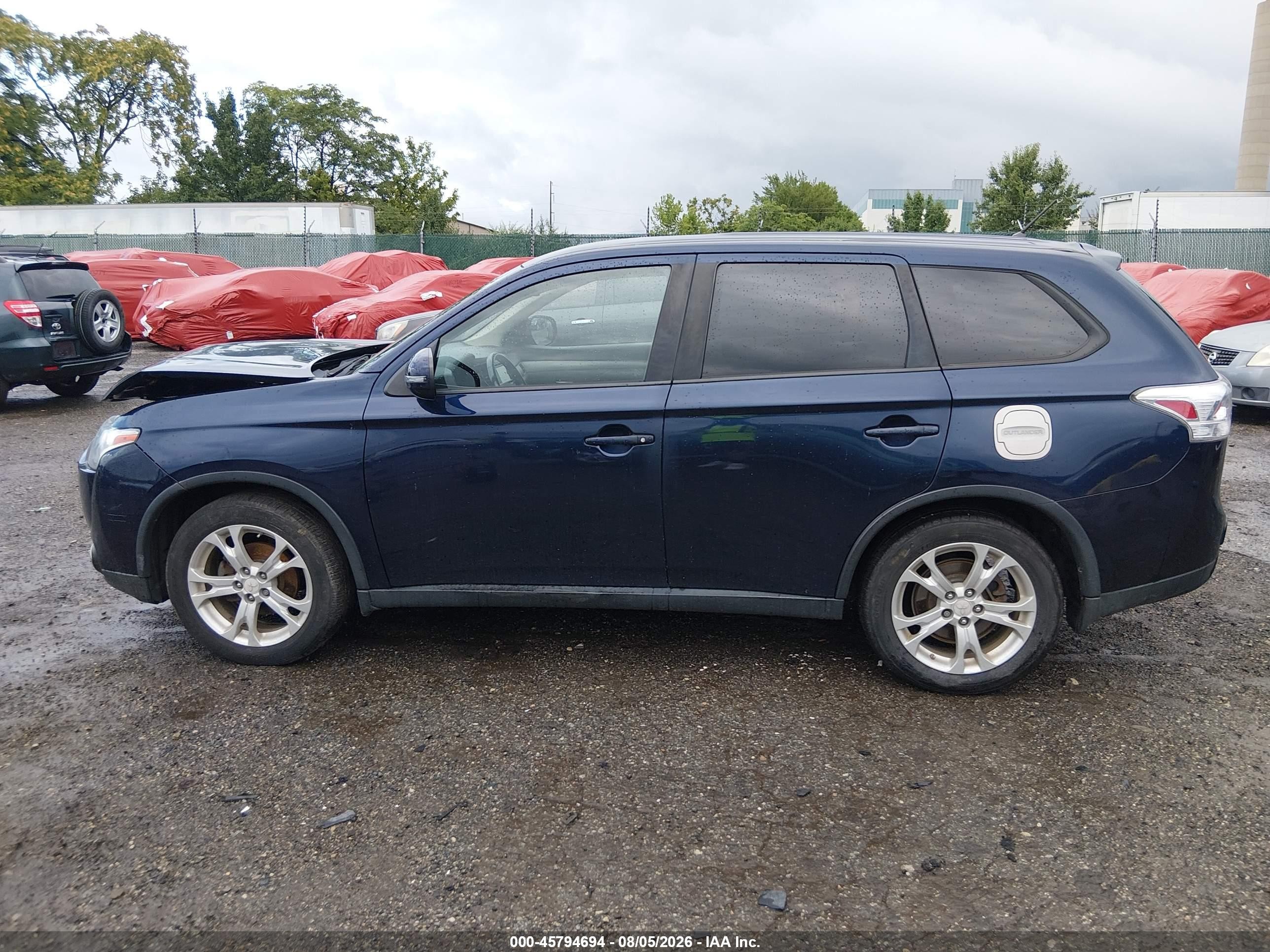 2015 Mitsubishi Outlander Se Blue vin: JA4AD3A35FZ005776