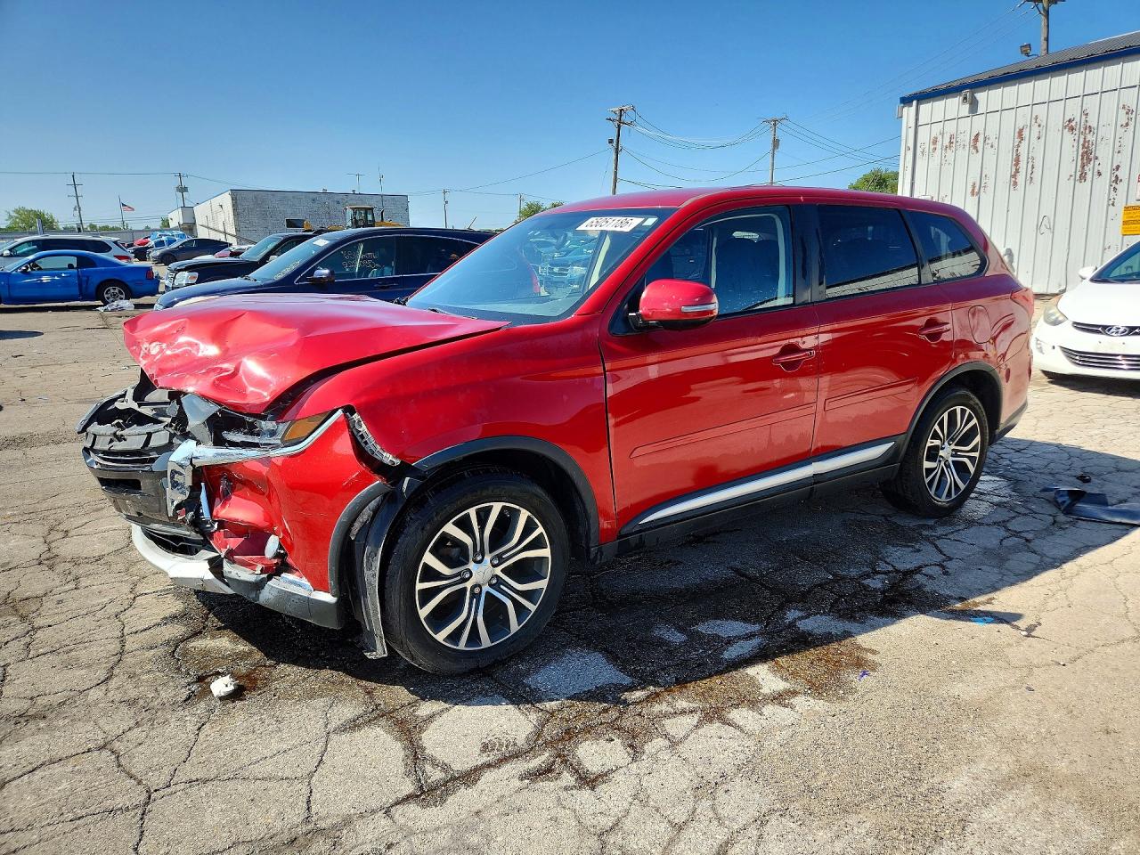 2016 Mitsubishi Outlander Se Red vin: JA4AD3A35GZ028184