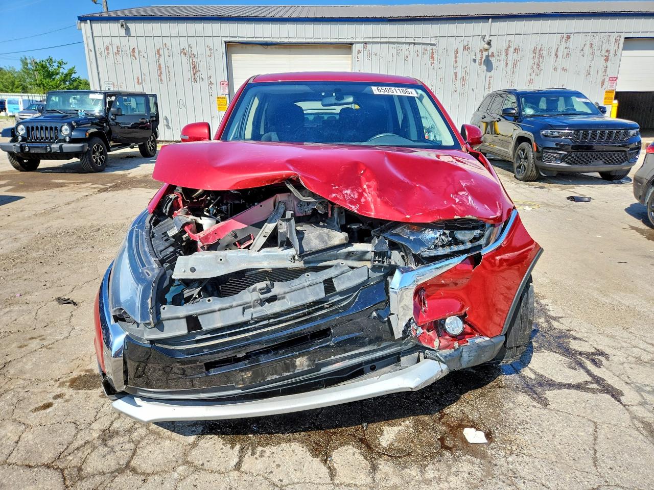 2016 Mitsubishi Outlander Se Красный vin: JA4AD3A35GZ028184