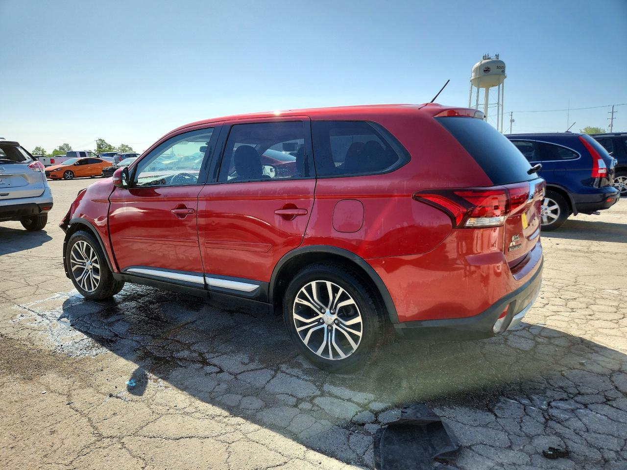 2016 Mitsubishi Outlander Se Красный vin: JA4AD3A35GZ028184