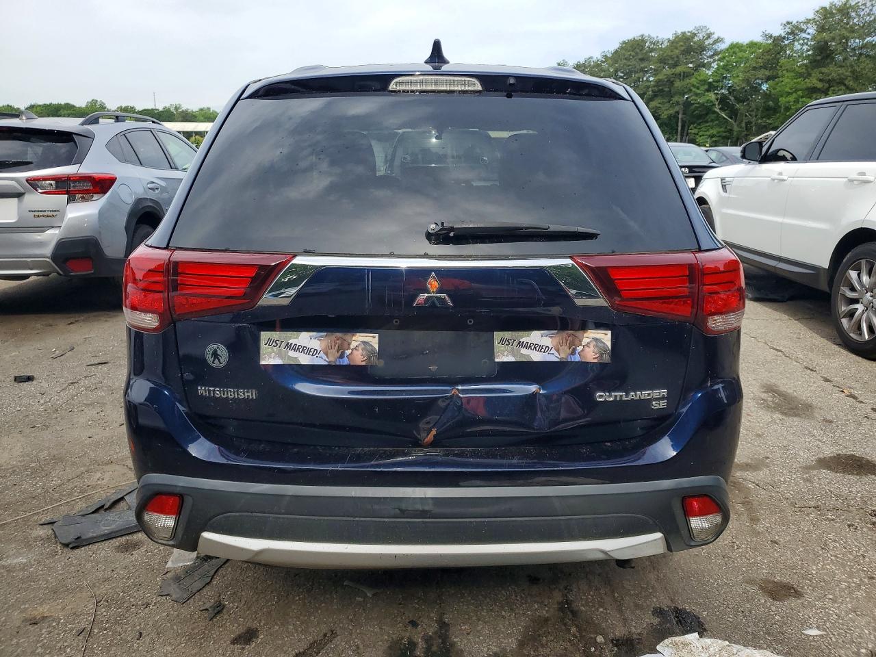 2017 Mitsubishi Outlander Se Blue vin: JA4AD3A35HZ031362