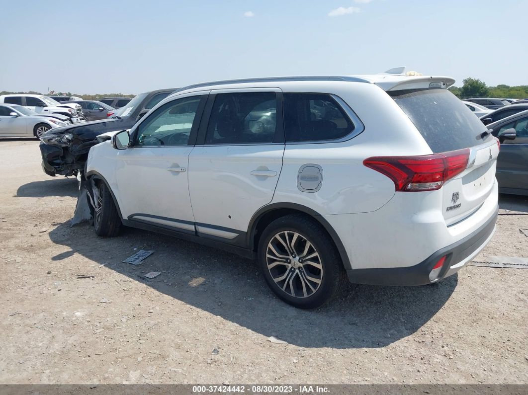 2017 Mitsubishi Outlander Se/sel Белый vin: JA4AD3A35HZ034665