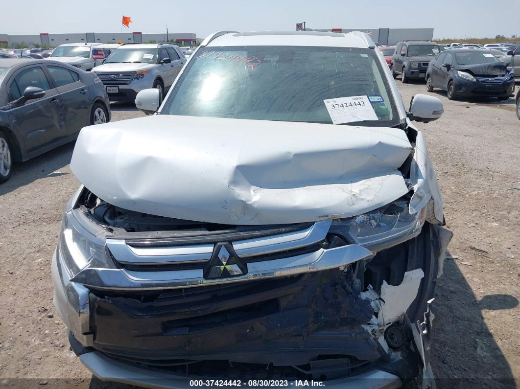 2017 Mitsubishi Outlander Se/sel Белый vin: JA4AD3A35HZ034665
