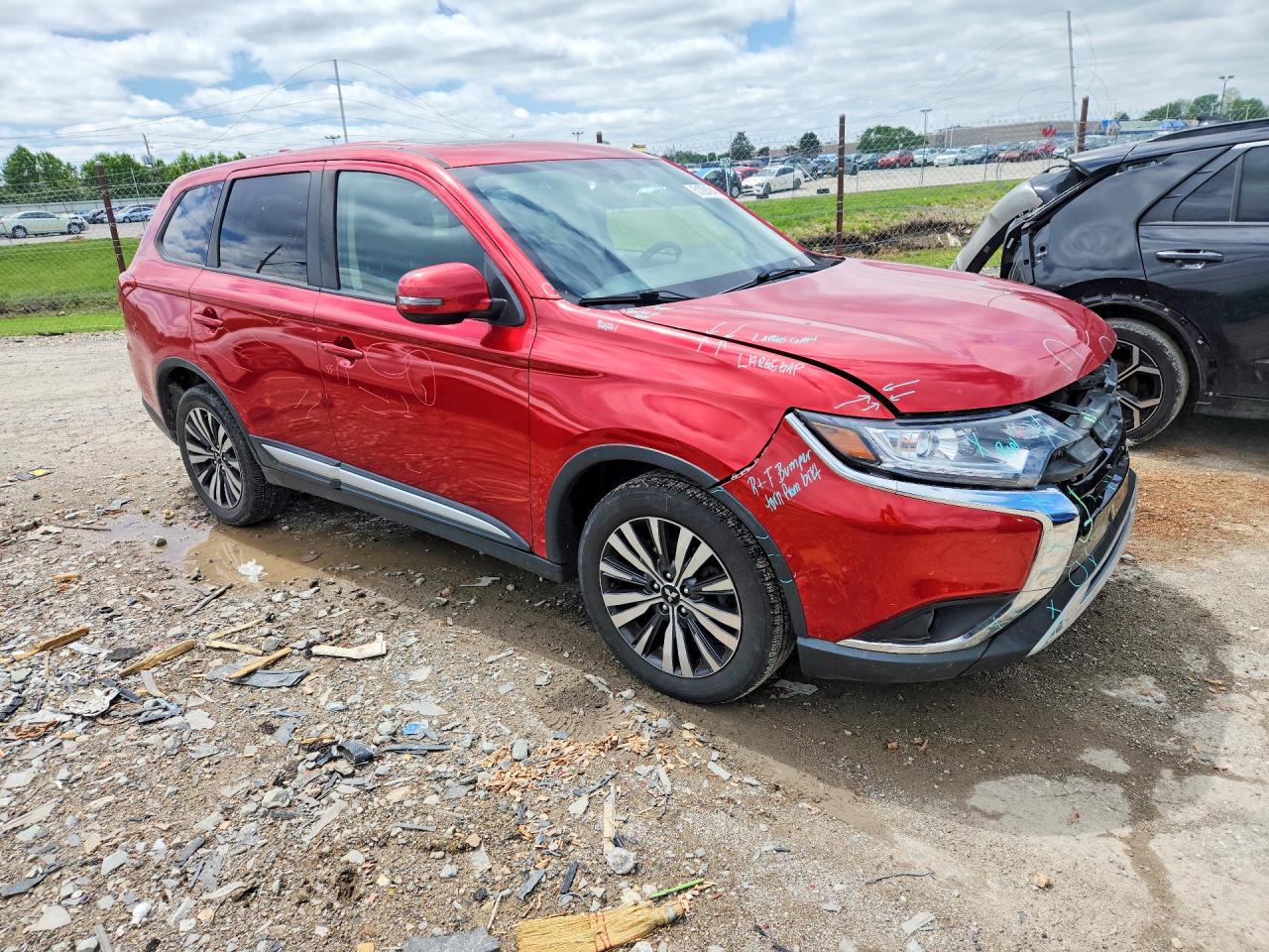 2019 Mitsubishi Outlander Se Red vin: JA4AD3A35KZ005853