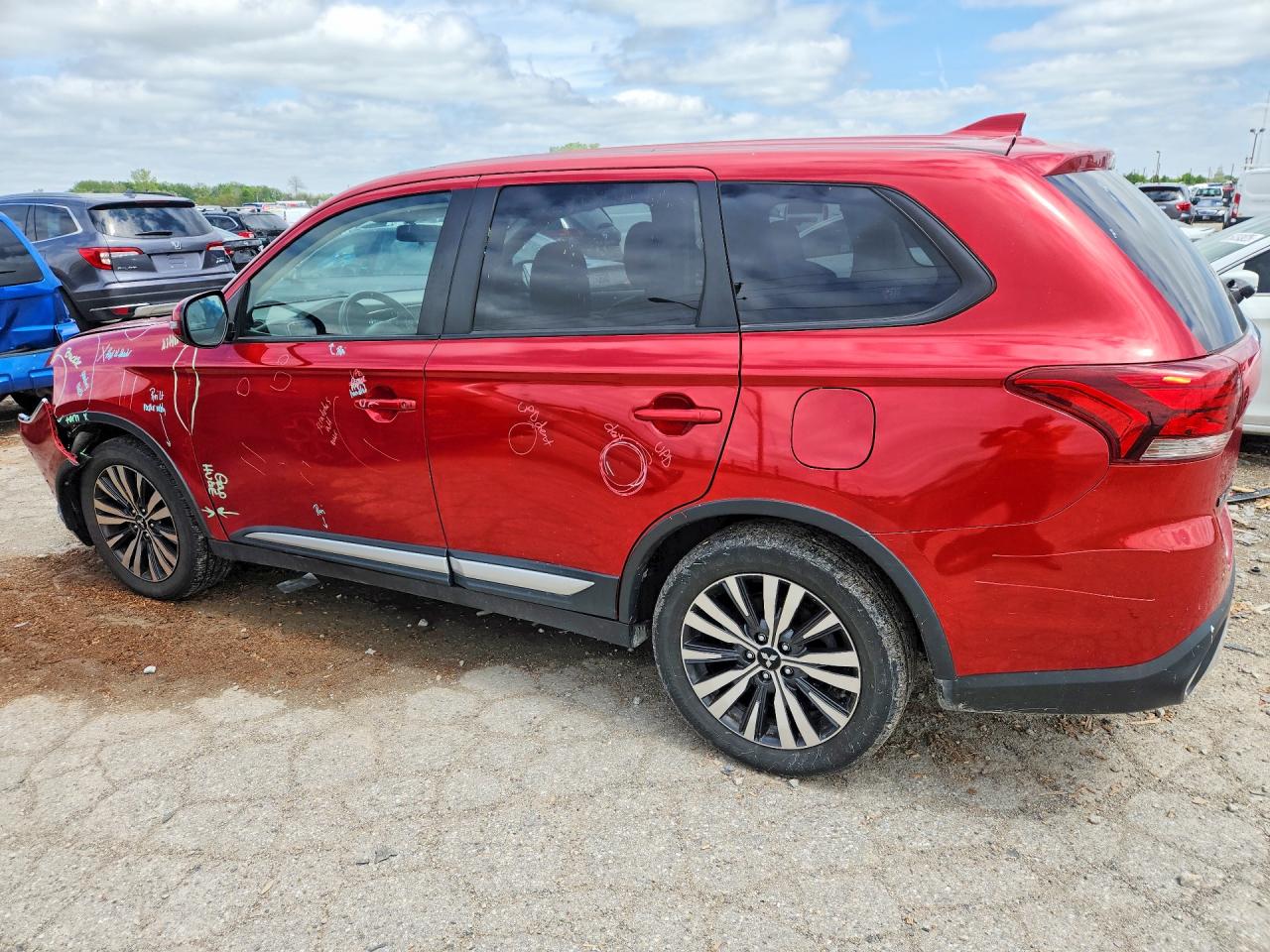 2019 Mitsubishi Outlander Se Red vin: JA4AD3A35KZ005853