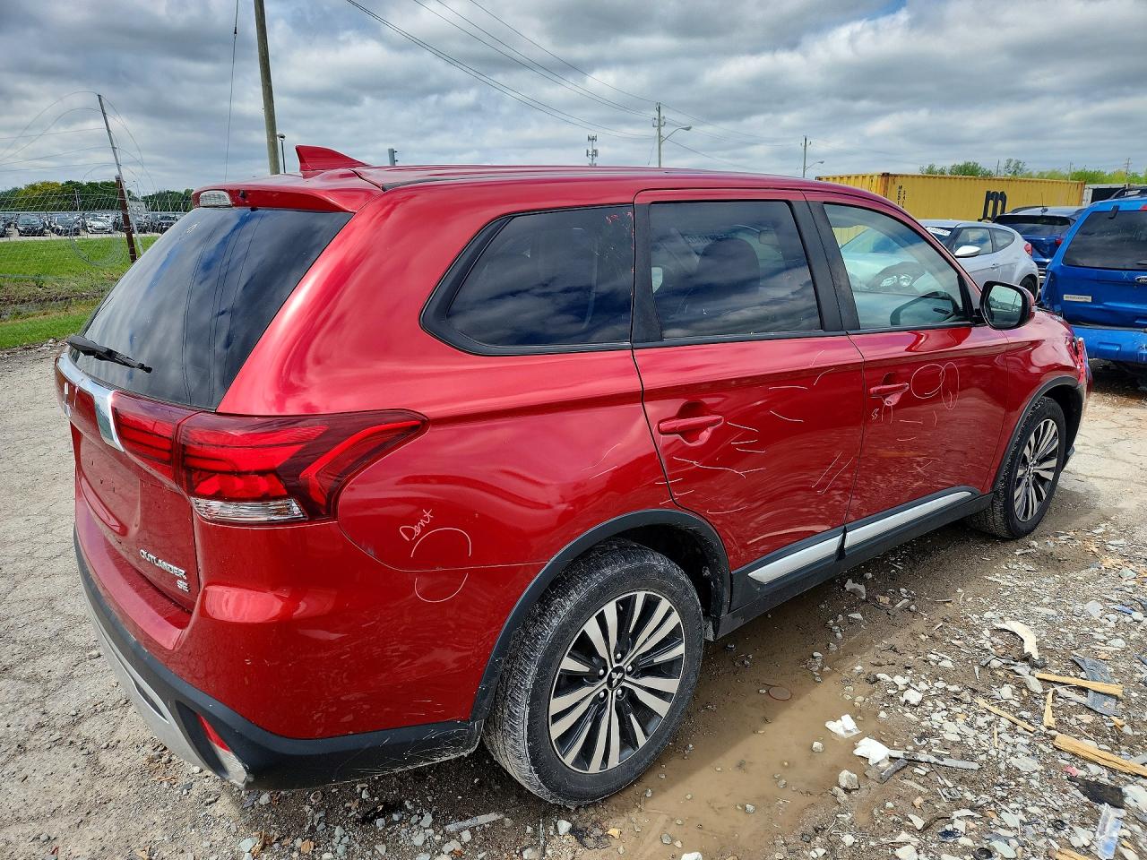 2019 Mitsubishi Outlander Se Red vin: JA4AD3A35KZ005853