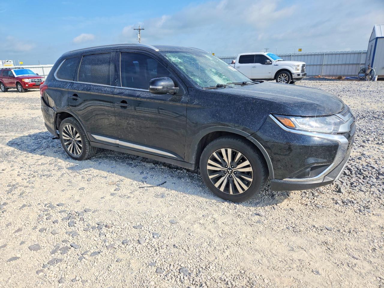 2019 Mitsubishi Outlander Se Черный vin: JA4AD3A35KZ017808