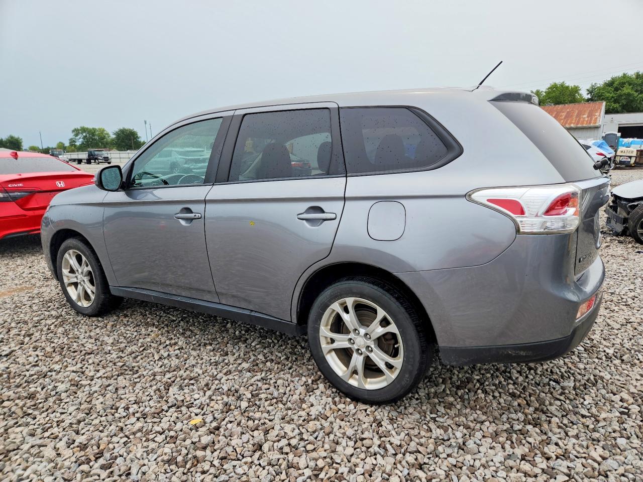 2014 Mitsubishi Outlander Se Gray vin: JA4AD3A36EZ017692