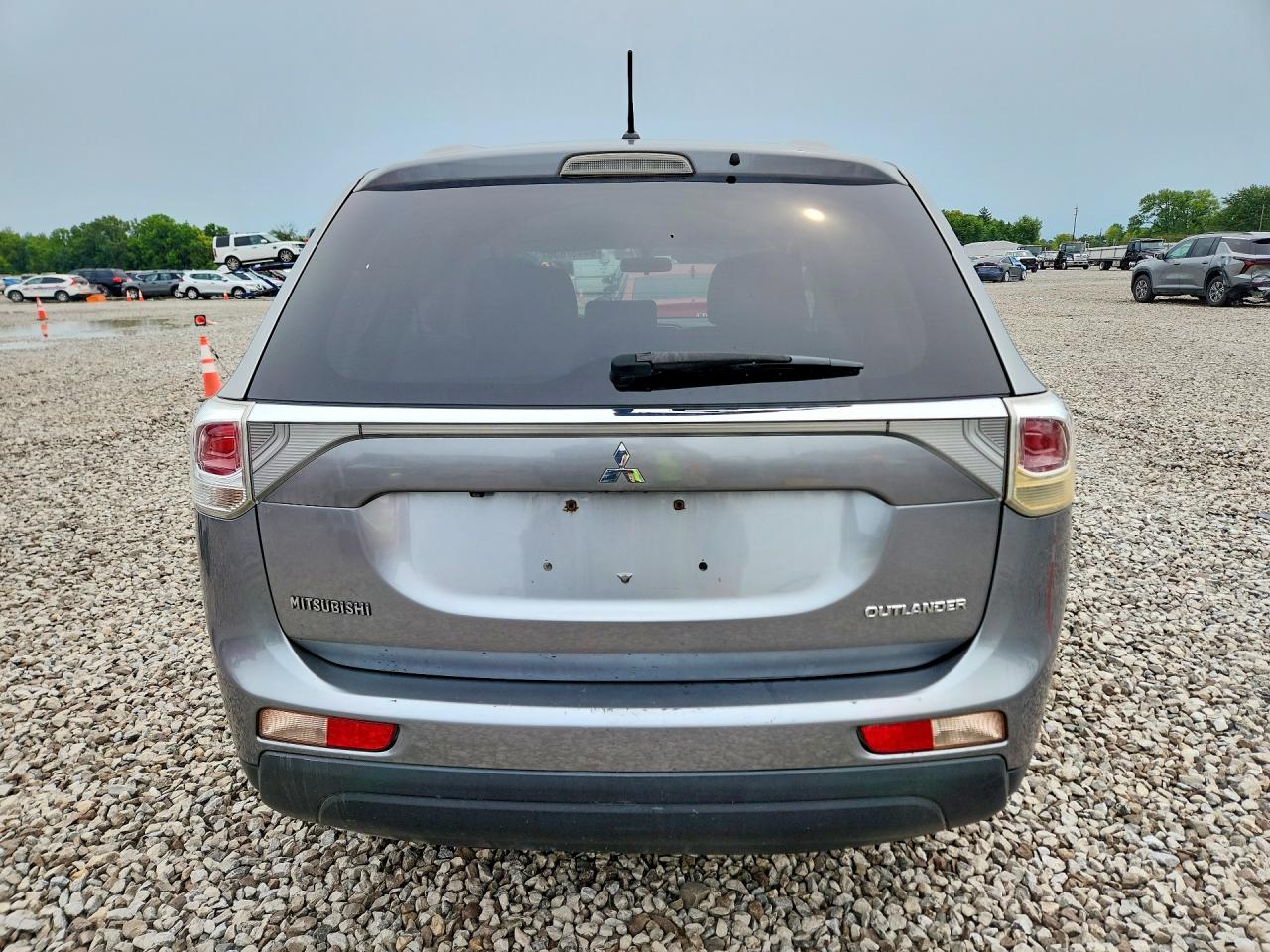 2014 Mitsubishi Outlander Se Gray vin: JA4AD3A36EZ017692