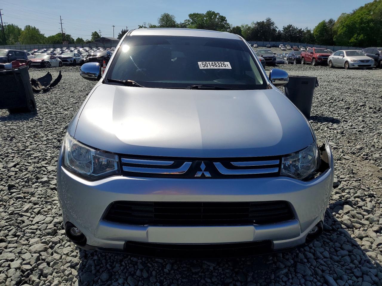 2014 Mitsubishi Outlander Se Silver vin: JA4AD3A36EZ019992