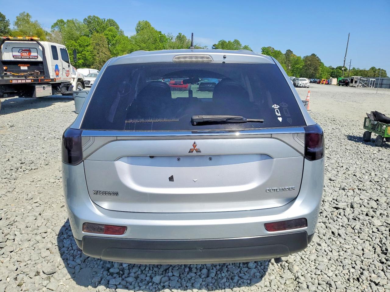 2014 Mitsubishi Outlander Se Silver vin: JA4AD3A36EZ019992