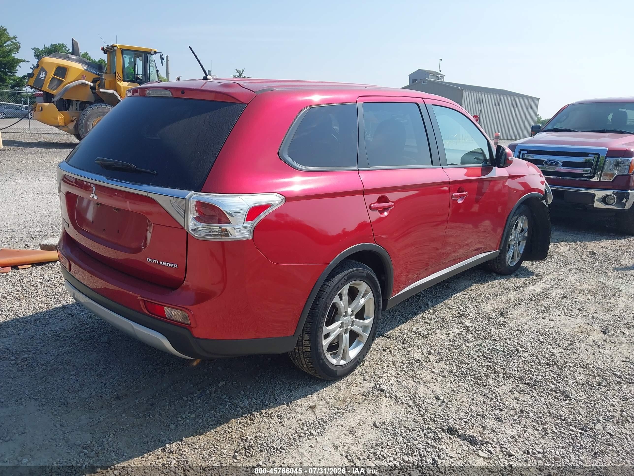2015 Mitsubishi Outlander Se Red vin: JA4AD3A36FZ002904
