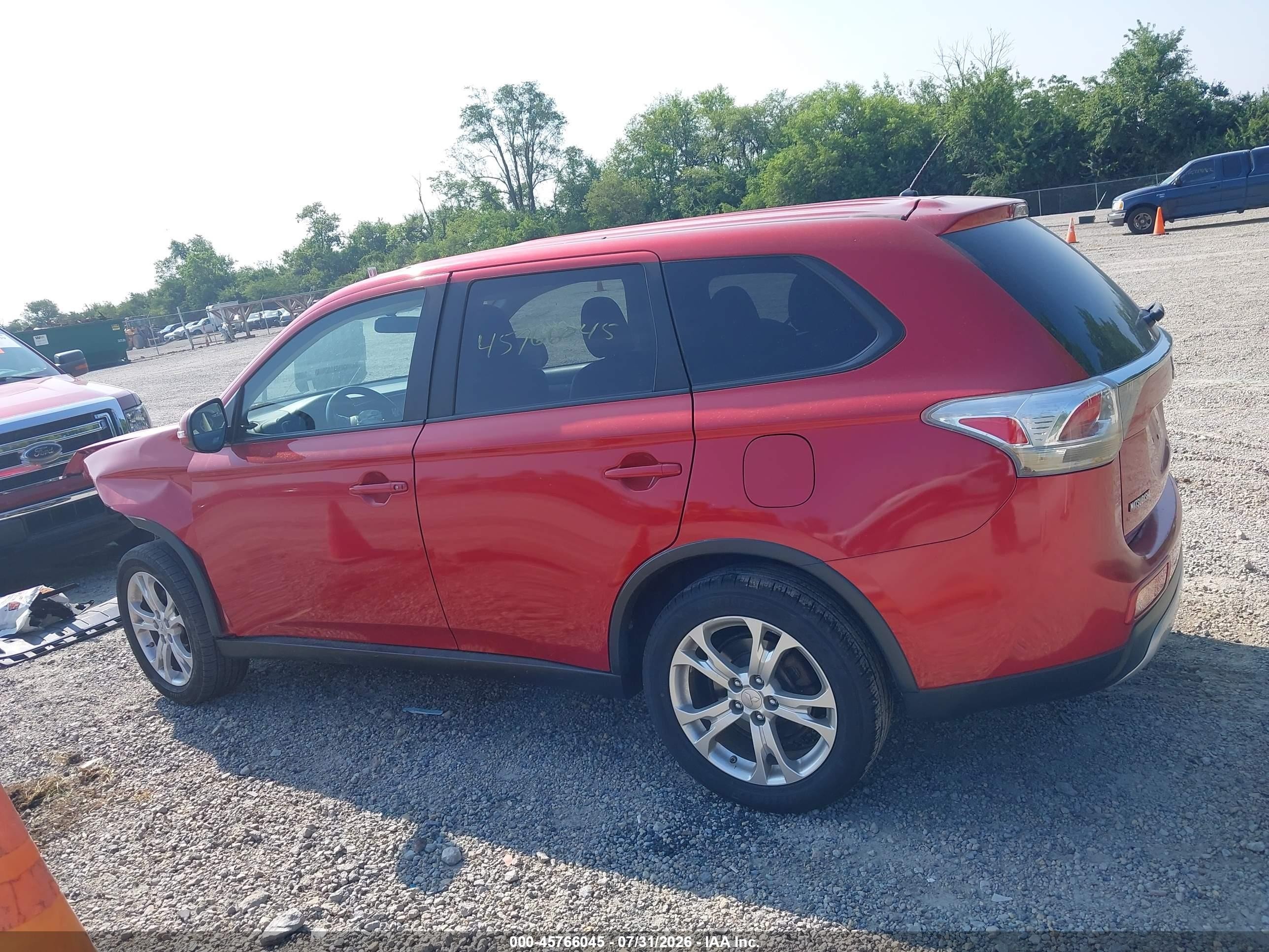 2015 Mitsubishi Outlander Se Red vin: JA4AD3A36FZ002904