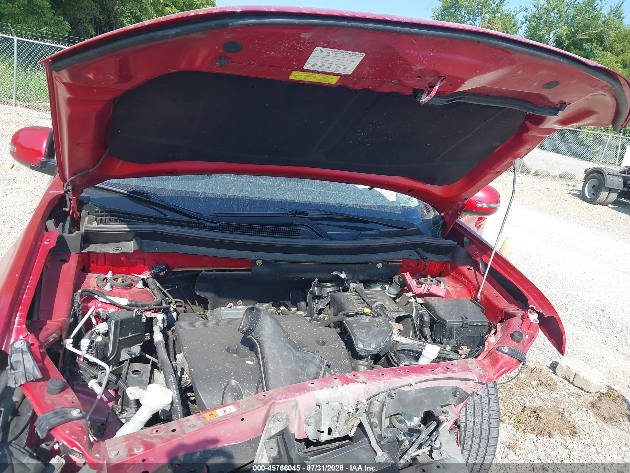 2015 Mitsubishi Outlander Se Red vin: JA4AD3A36FZ002904
