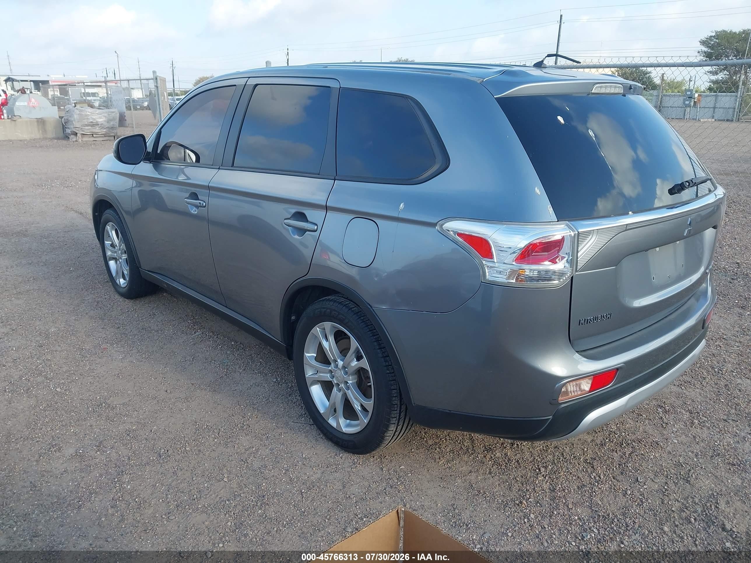 2015 Mitsubishi Outlander Se Gray vin: JA4AD3A36FZ006371