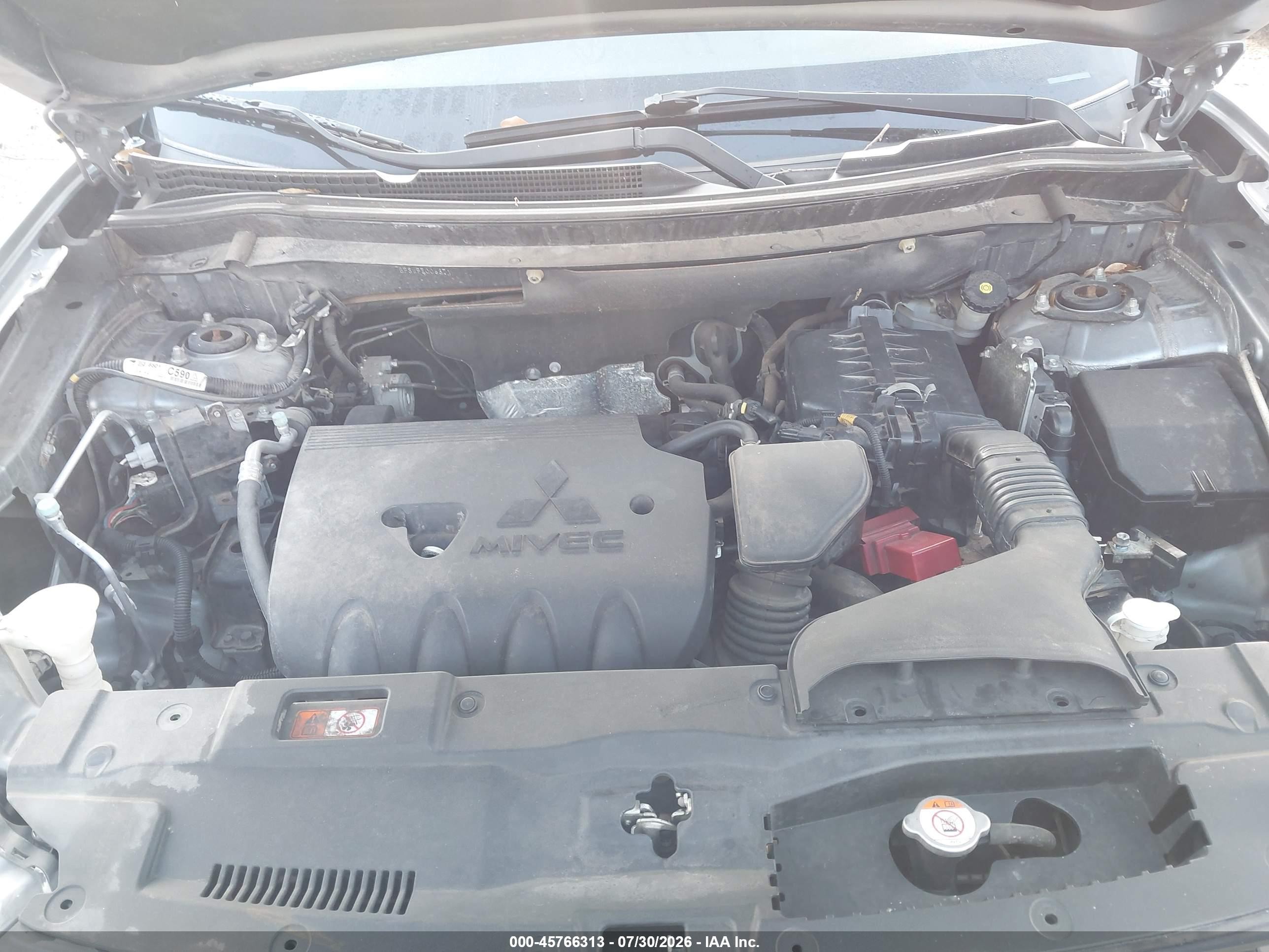 2015 Mitsubishi Outlander Se Gray vin: JA4AD3A36FZ006371